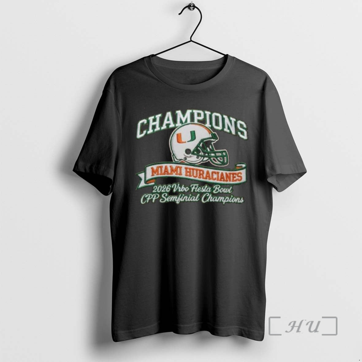 Officials Miami Hurricane Wins 2025 2026 Vrbo Fiesta Bowl Cfp Semifinal Champions Helmet Premium T-Shirts, Hoodie, Sweatshirt