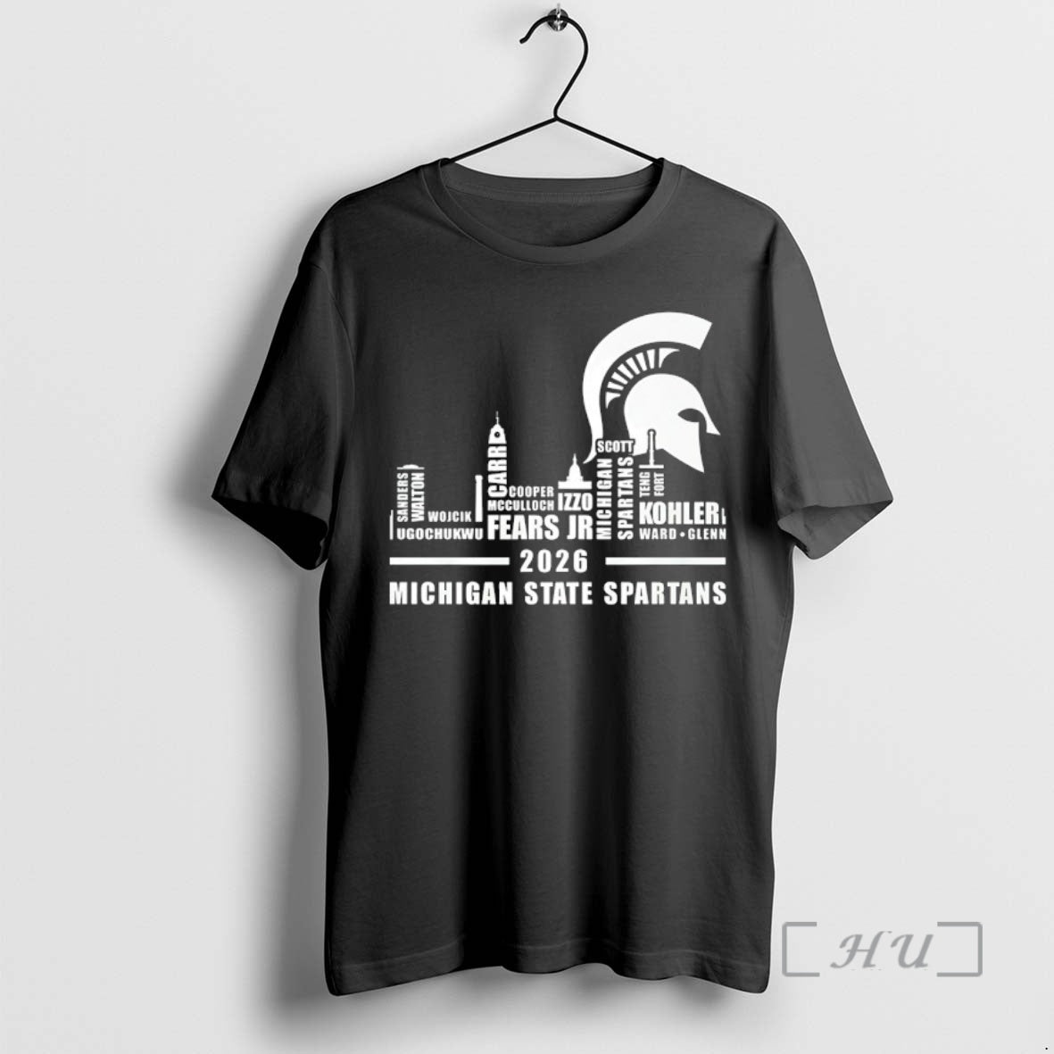 Officials Michigan State Spartans 2026 Players Name Skyline T-Shirts, Hoodie, Sweatshirt | PrintMintTees.com