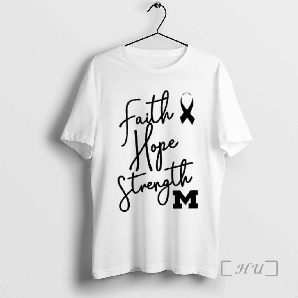 Officials Michigan Faith Hope Strength Woman T-Shirts, Hoodie, Sweatshirt | PrintMintTees.com