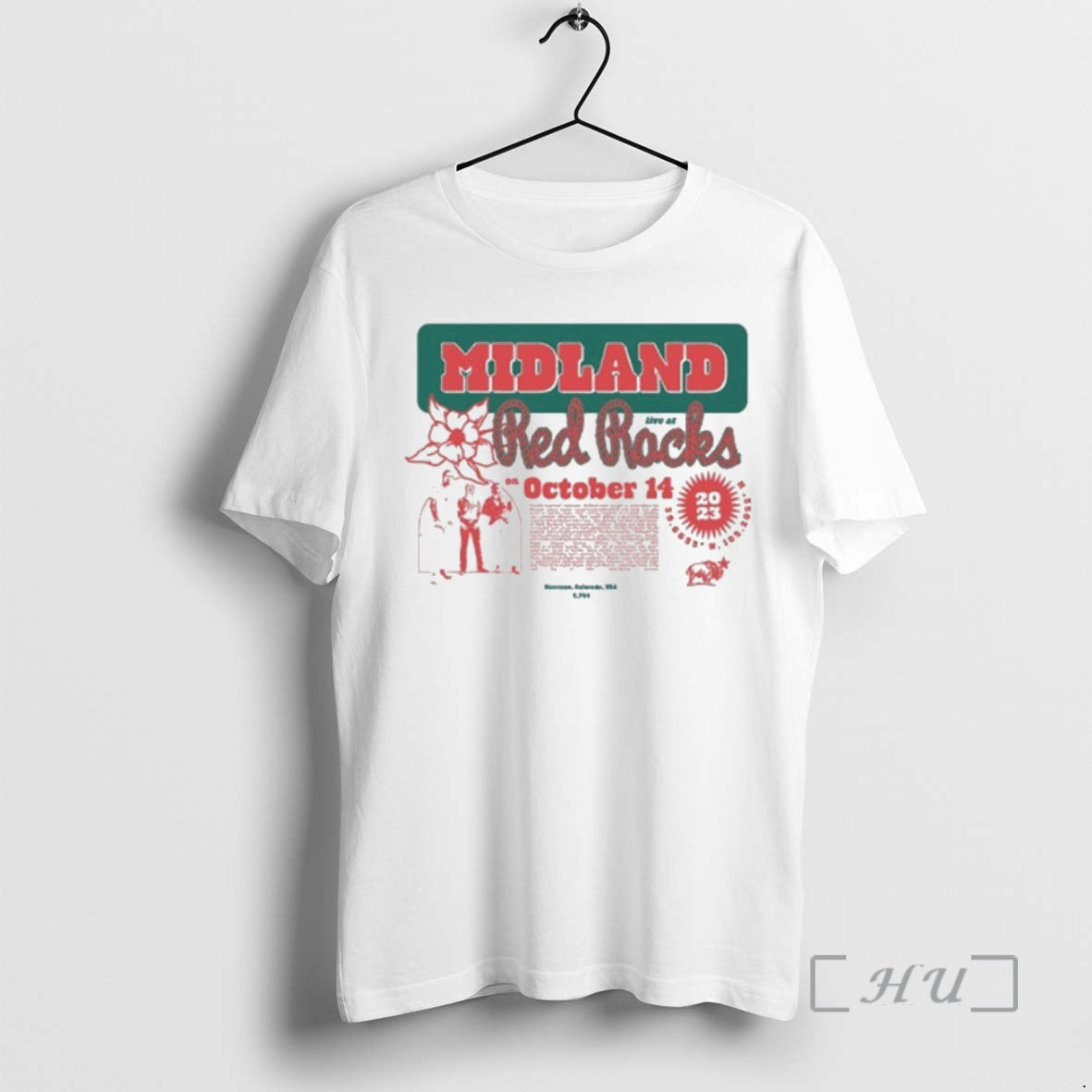 Officials Midland Live At Red Rocks October 14 2023 T-Shirts, Hoodie, Sweatshirt | PrintMintTees.com