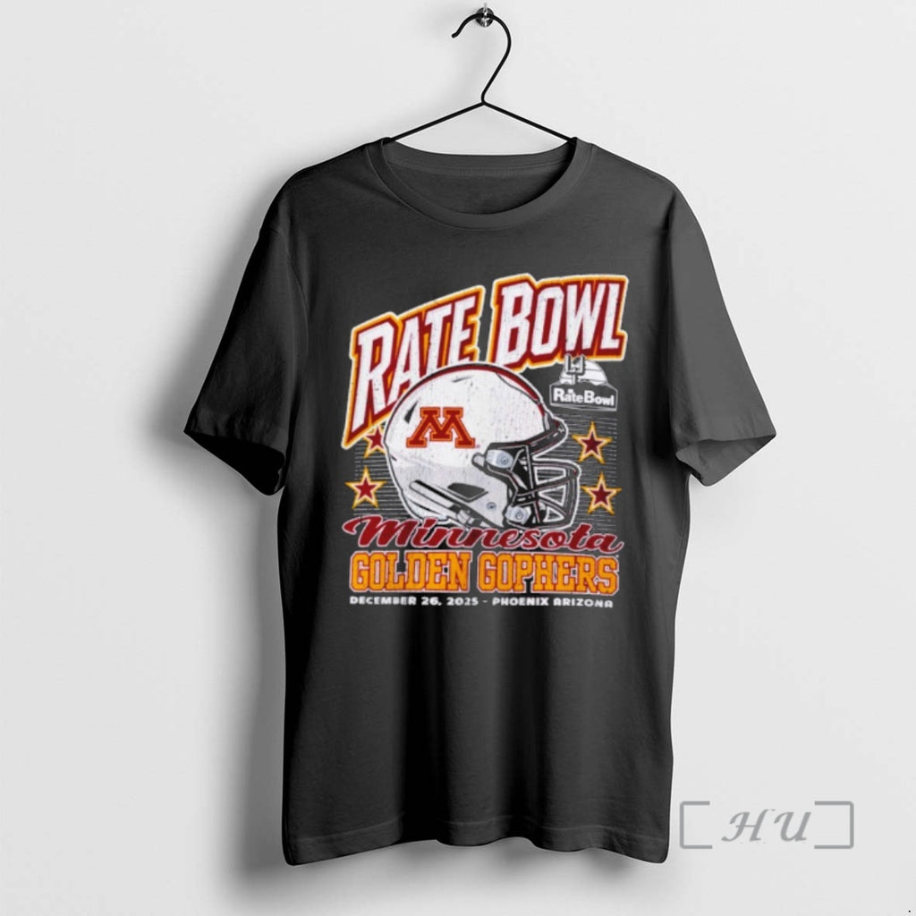 Officials Minnesota Golden Gophers 2025 Rate Bowl Vintage Helmet T-Shirts, Hoodie, Sweatshirt | PrintMintTees.com