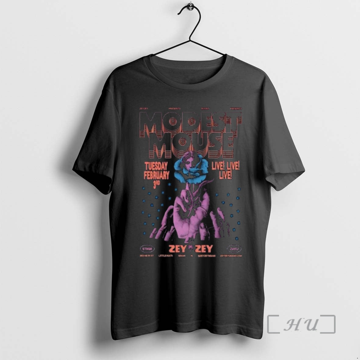 Officials Modest Mouse Feb 3 2026 Zeyzey Miami Fl T-Shirts, Hoodie, Sweatshirt | PrintMintTees.com