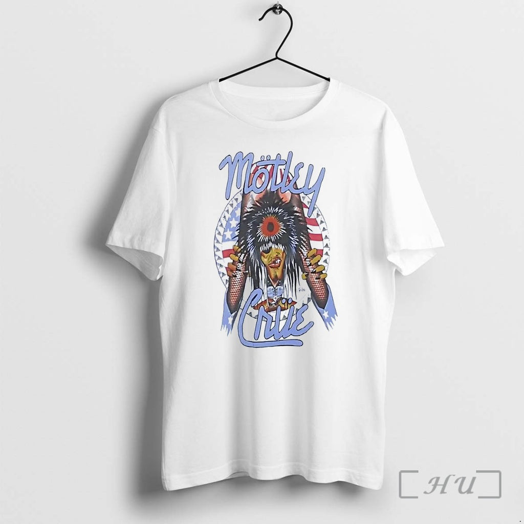 Officials Motley Crue Tyler America Copyright 1989 Motley Crue Inc White Premium T Shirts Sweater