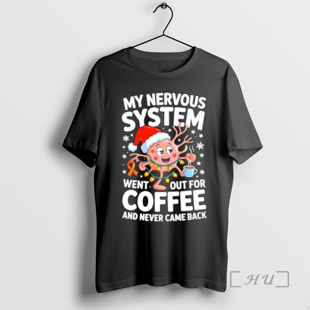Officials Multiple Sclerosis Christmas Coffee Funny T-Shirts, Hoodie, Sweatshirt | PrintMintTees.com