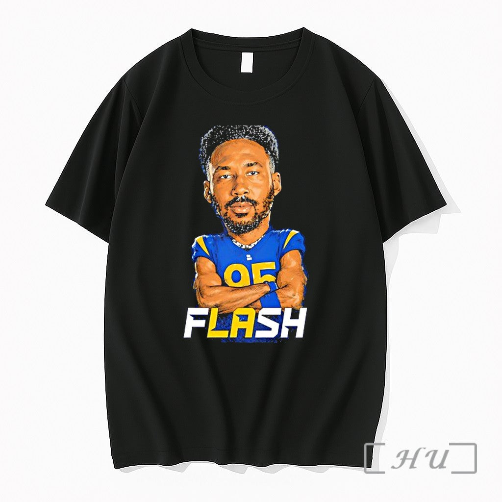 Officials Myles Garrett Los Angeles Rams Football Nfl Flash Rams Report Premium T Shirts Sweater