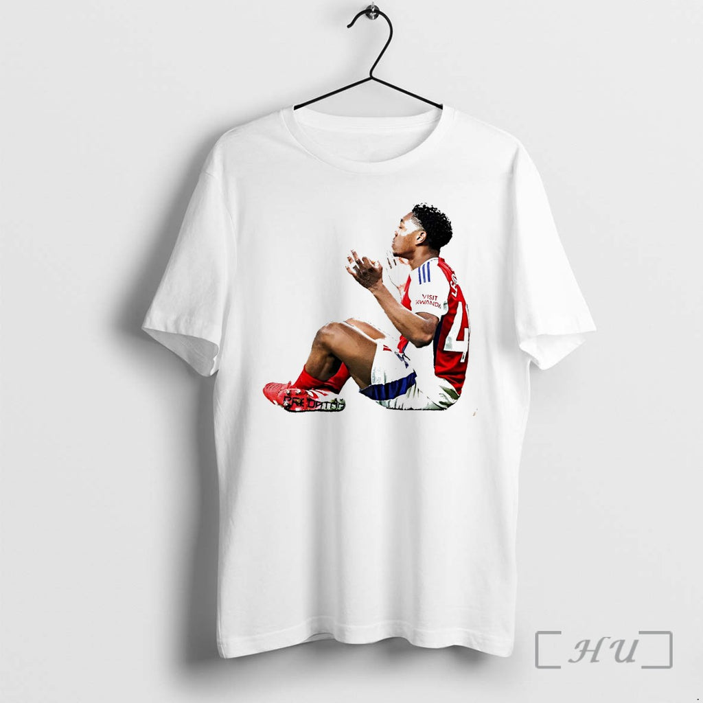 Officials Myles Lewis Skelly Erling Haaland Celebration Style Arsenal Fc Photo Premium T Shirts Sweater