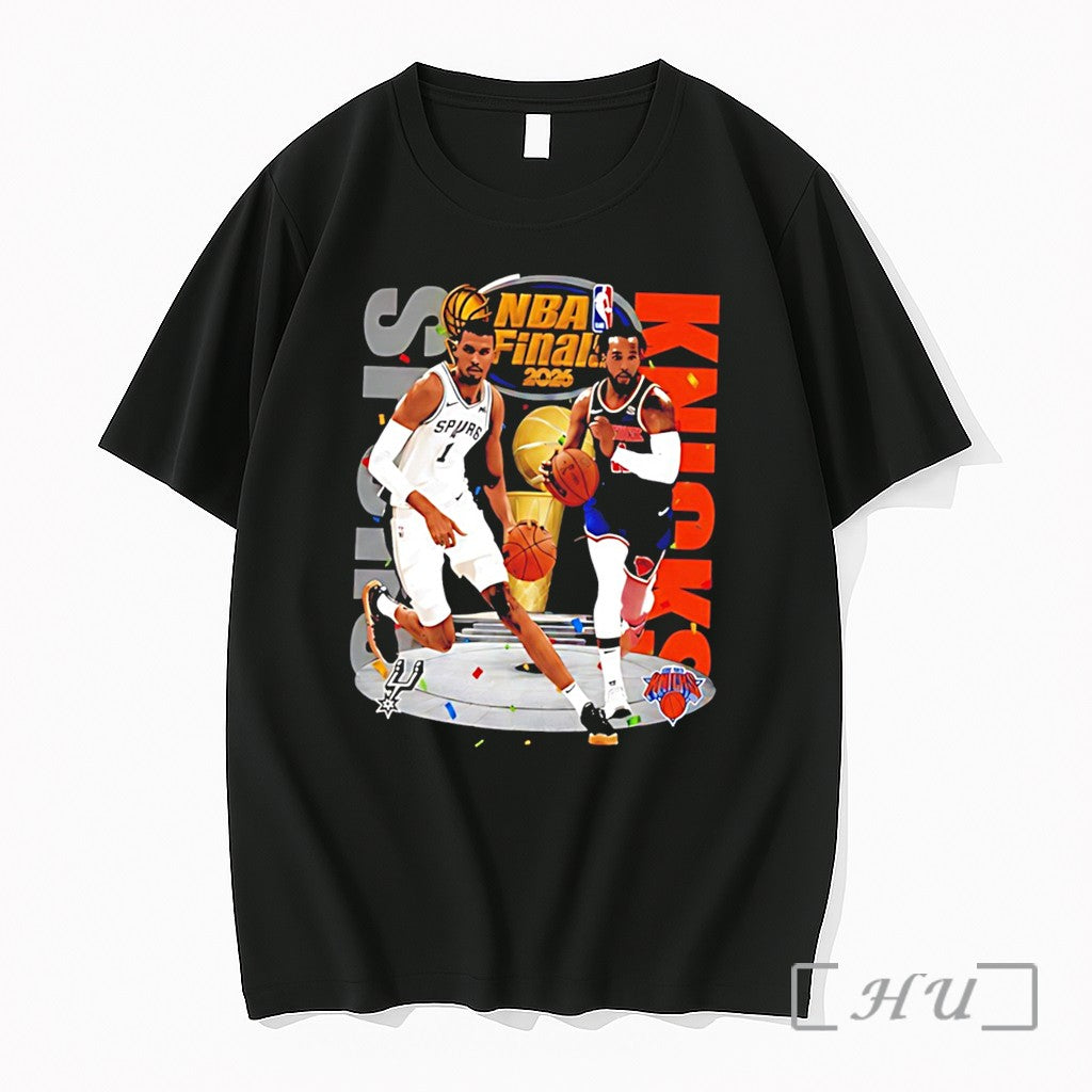 Officials Nba Finals 2026 Spurs Vs Knicks Championship Tee
