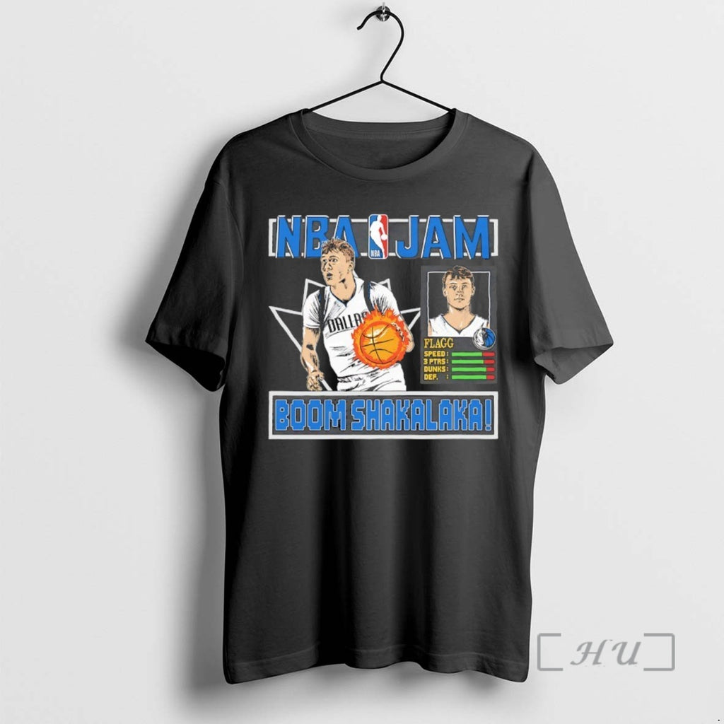 Officials Nba Jam Cooper Flagg Dallas Mavericks Boom Shakalaka T-Shirts, Hoodie, Sweatshirt | PrintMintTees.com