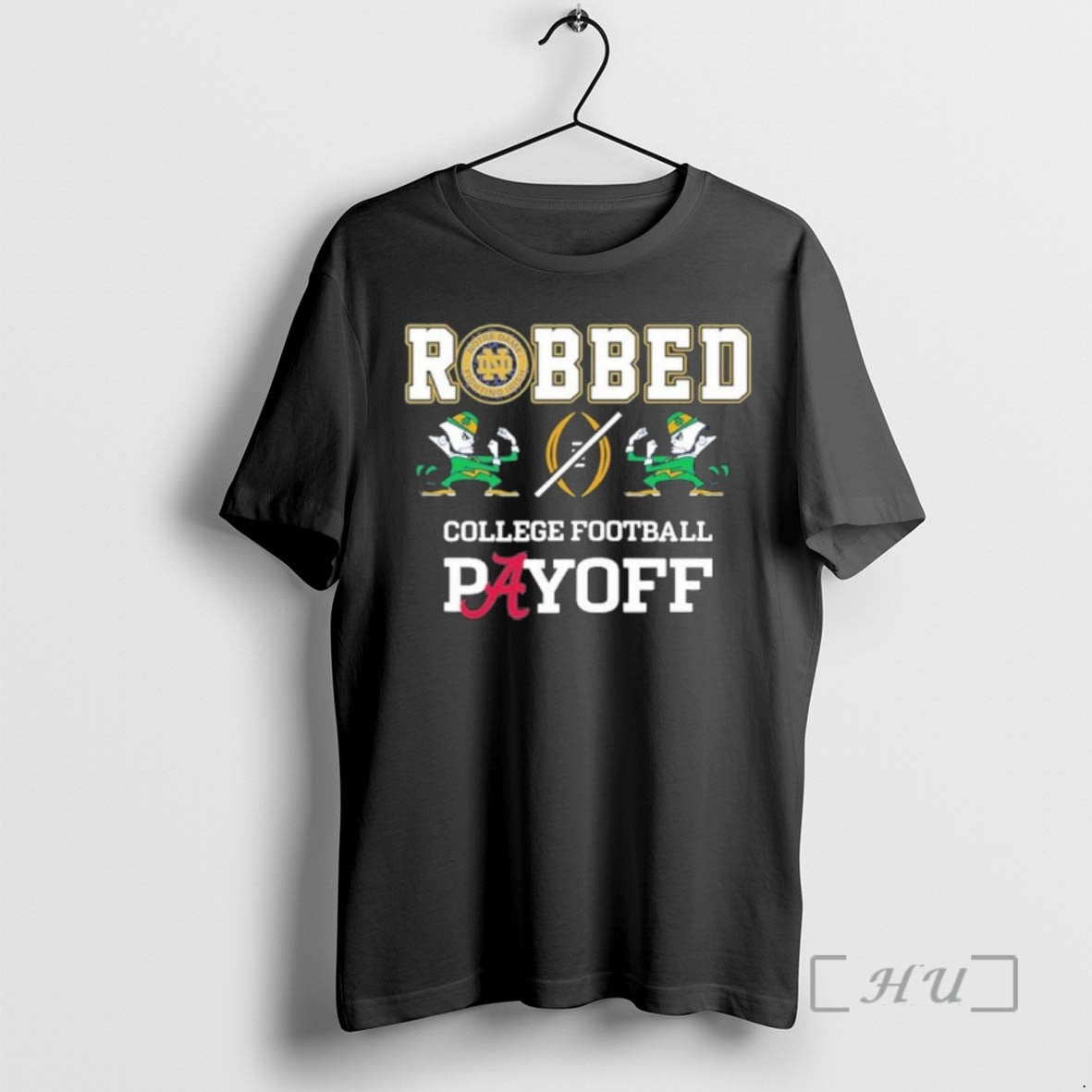 Officials Nd Irish Robbed Playoff T-Shirts, Hoodie, Sweatshirt | PrintMintTees.com