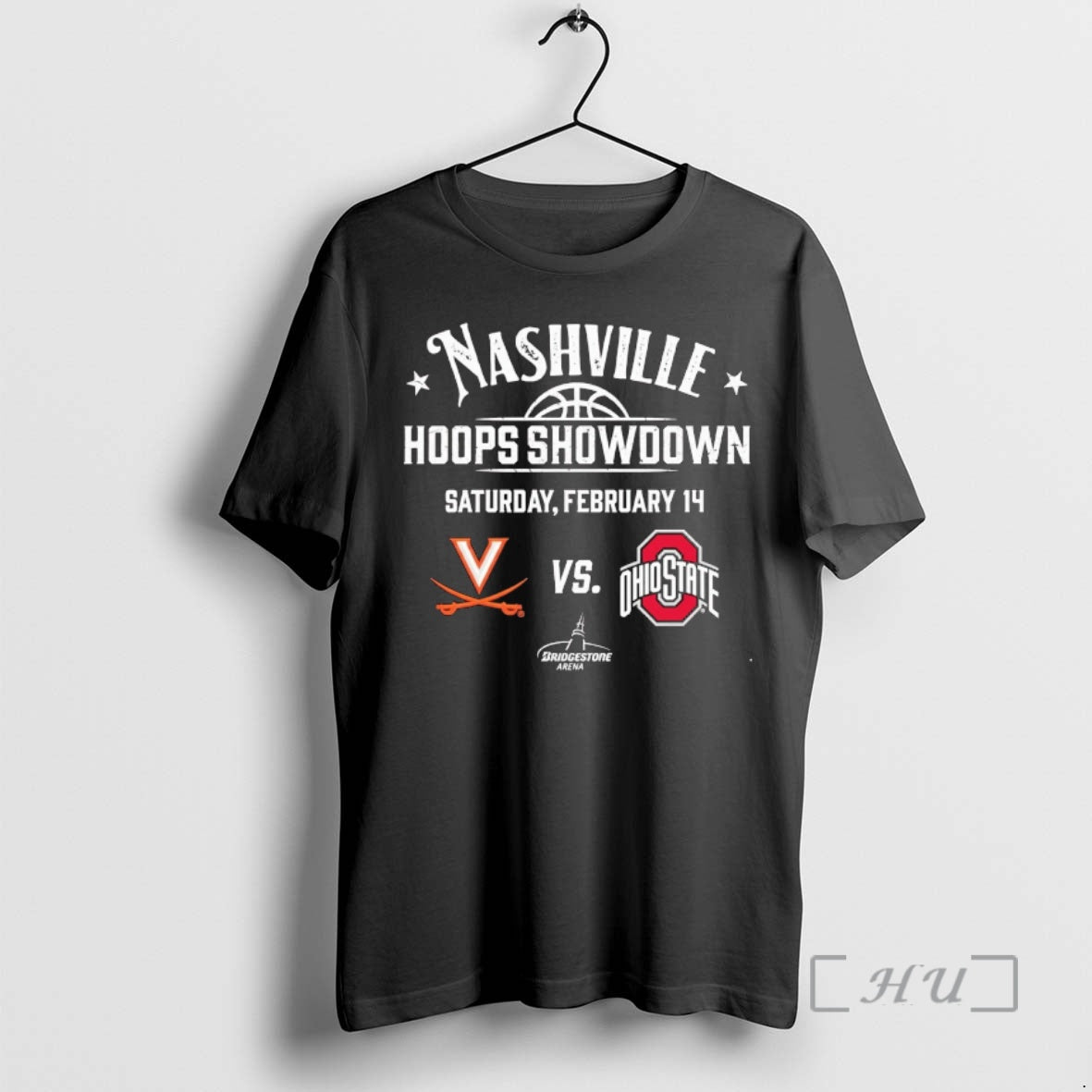 Officials Nashville Hoops Showdown Saturday February 14 2025 Virginia Vs Ohio State Premium T Shirts Hoodie, Sweatshirt