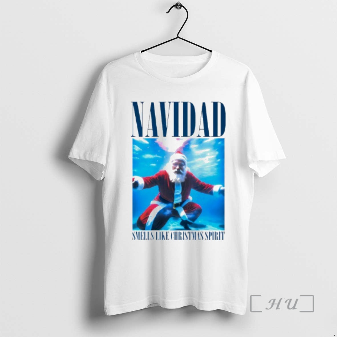 Officials Navidad Smells Like Christmas Spirit Santa T-Shirts, Hoodie, Sweatshirt | PrintMintTees.com