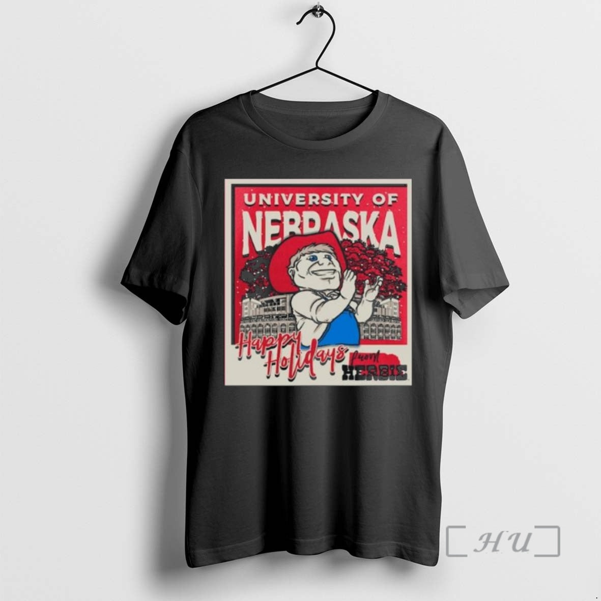 Officials Nebraska Huskers Snowy Polaroid T-Shirts, Hoodie, Sweatshirt | PrintMintTees.com