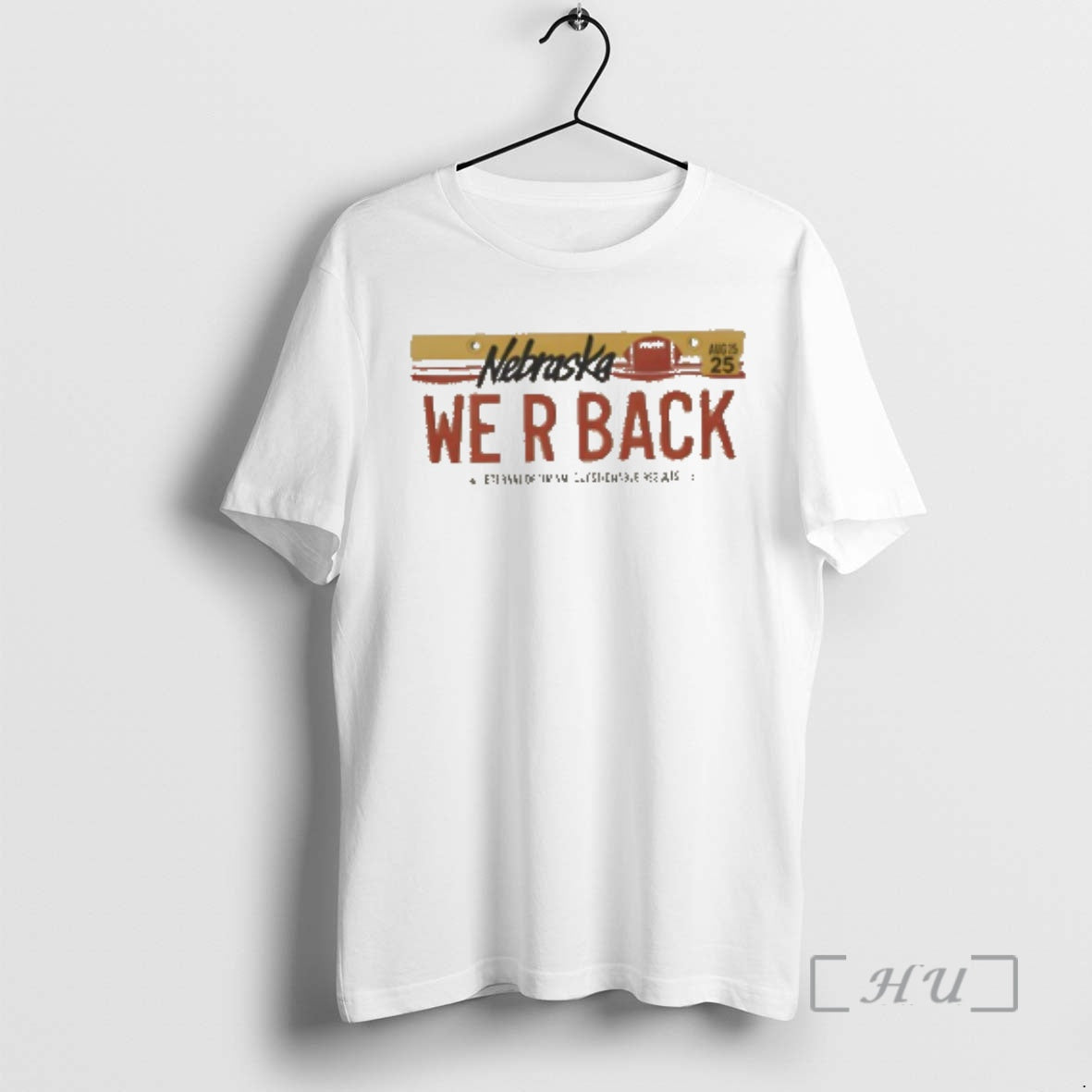 Officials Nebraska We R Back License Plate T-Shirts, Hoodie, Sweatshirt | PrintMintTees.com