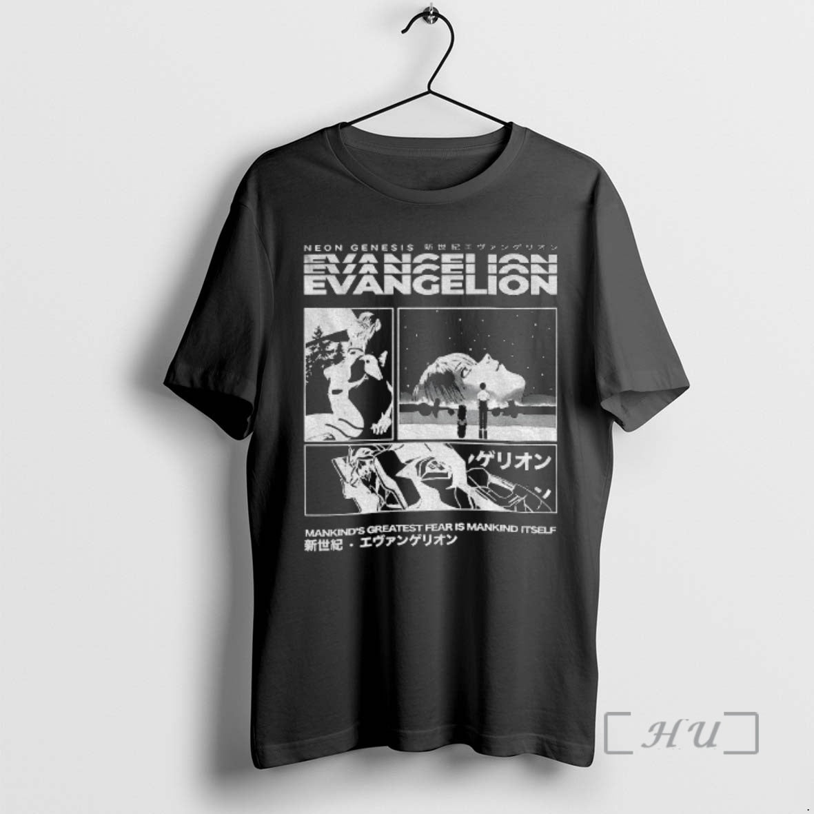 Officials Neon Genesis Evangelion Mankinds Greatest Fear Is Mankind Itself T-Shirts, Hoodie, Sweatshirt | PrintMintTees.com