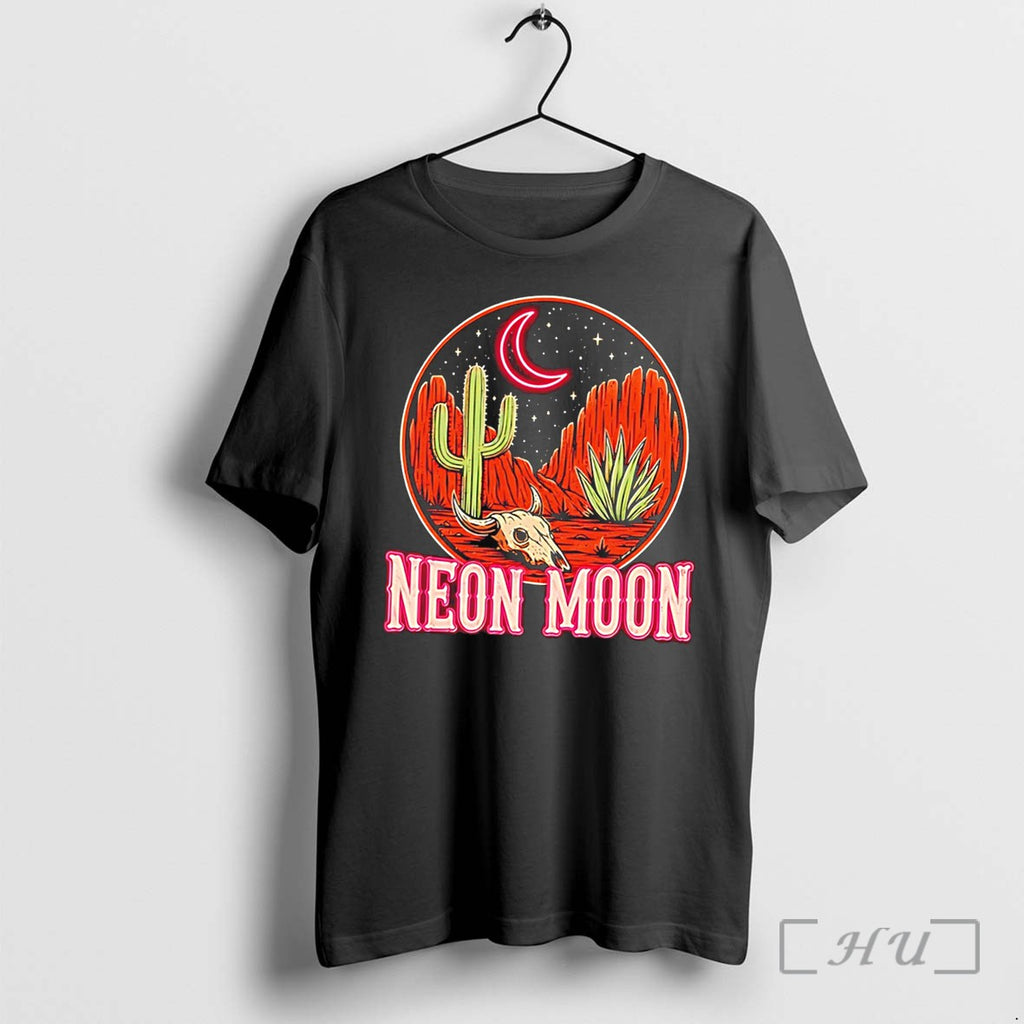 Officials Neon Moon Desert Moon Retro Tee Premium T Shirts Sweater Hoodie Jpg