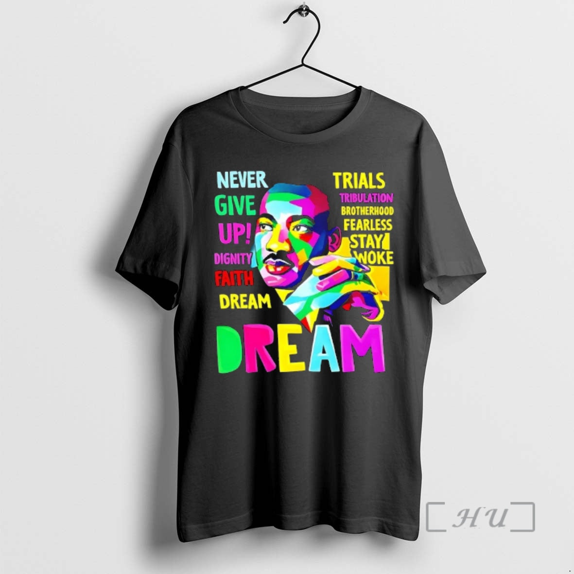 Officials Never Give Up Dignity Faith Dream Black History Month Martin Luther King Day T-Shirts, Hoodie, Sweatshirt