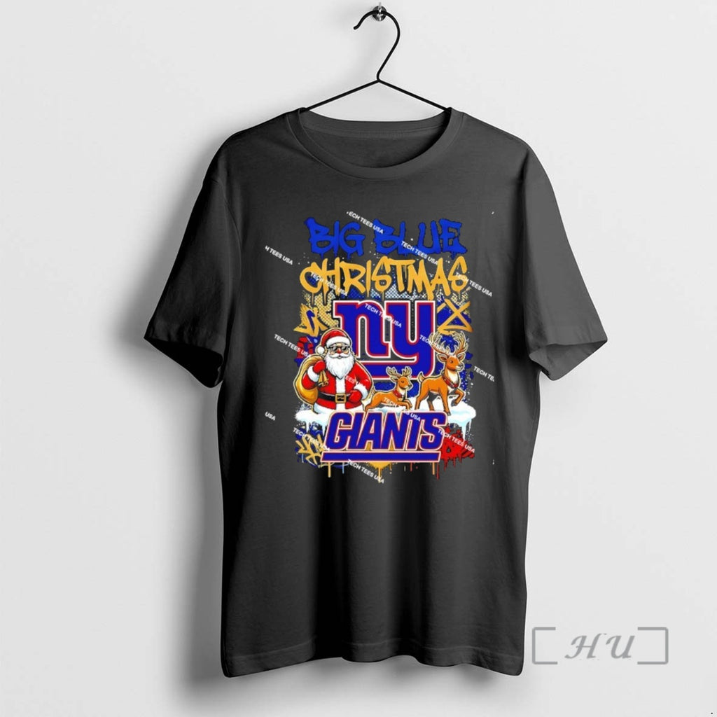 Officials New York Giants Football Big Blue Christmas Holiday T-Shirts, Hoodie, Sweatshirt | PrintMintTees.com