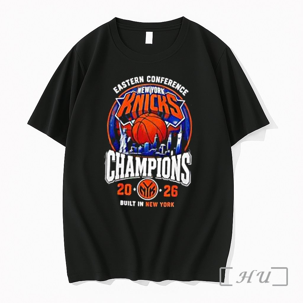 Officials New York Knicks Eastern Conference Champions Built In New York 2026 Premium T Shirts