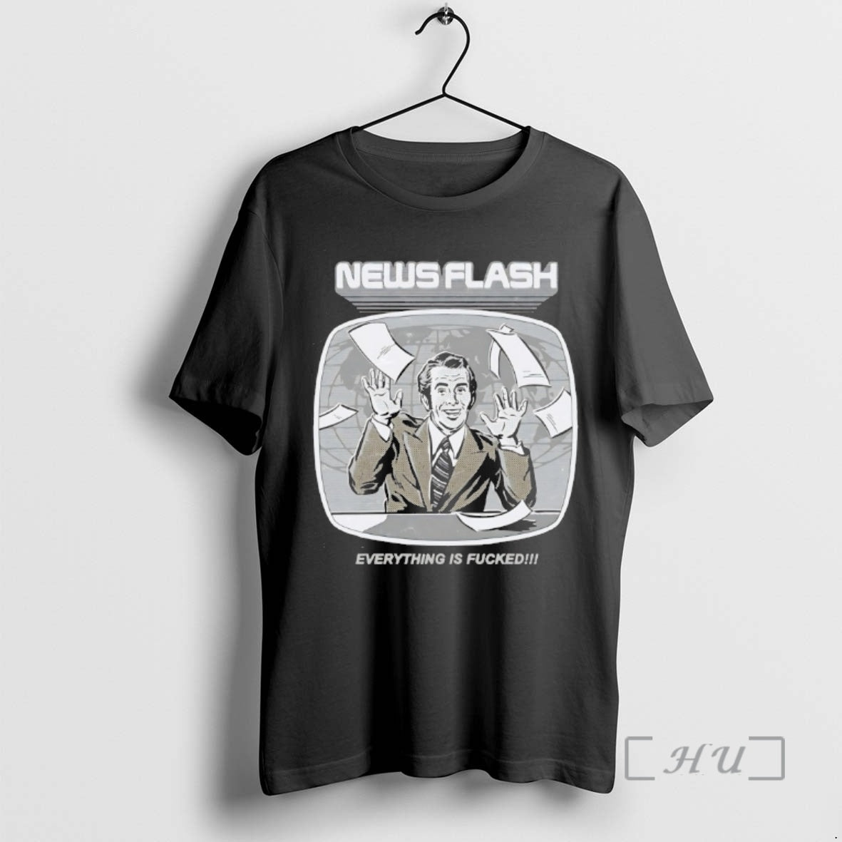 Officials News Flash Everything Is Fucked T-Shirts, Hoodie, Sweatshirt | PrintMintTees.com