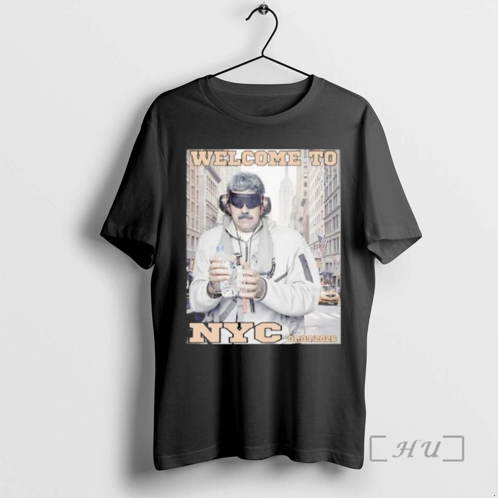 Officials Nicolas Maduro Captured Welcome To New York T-Shirts, Hoodie, Sweatshirt | PrintMintTees.com