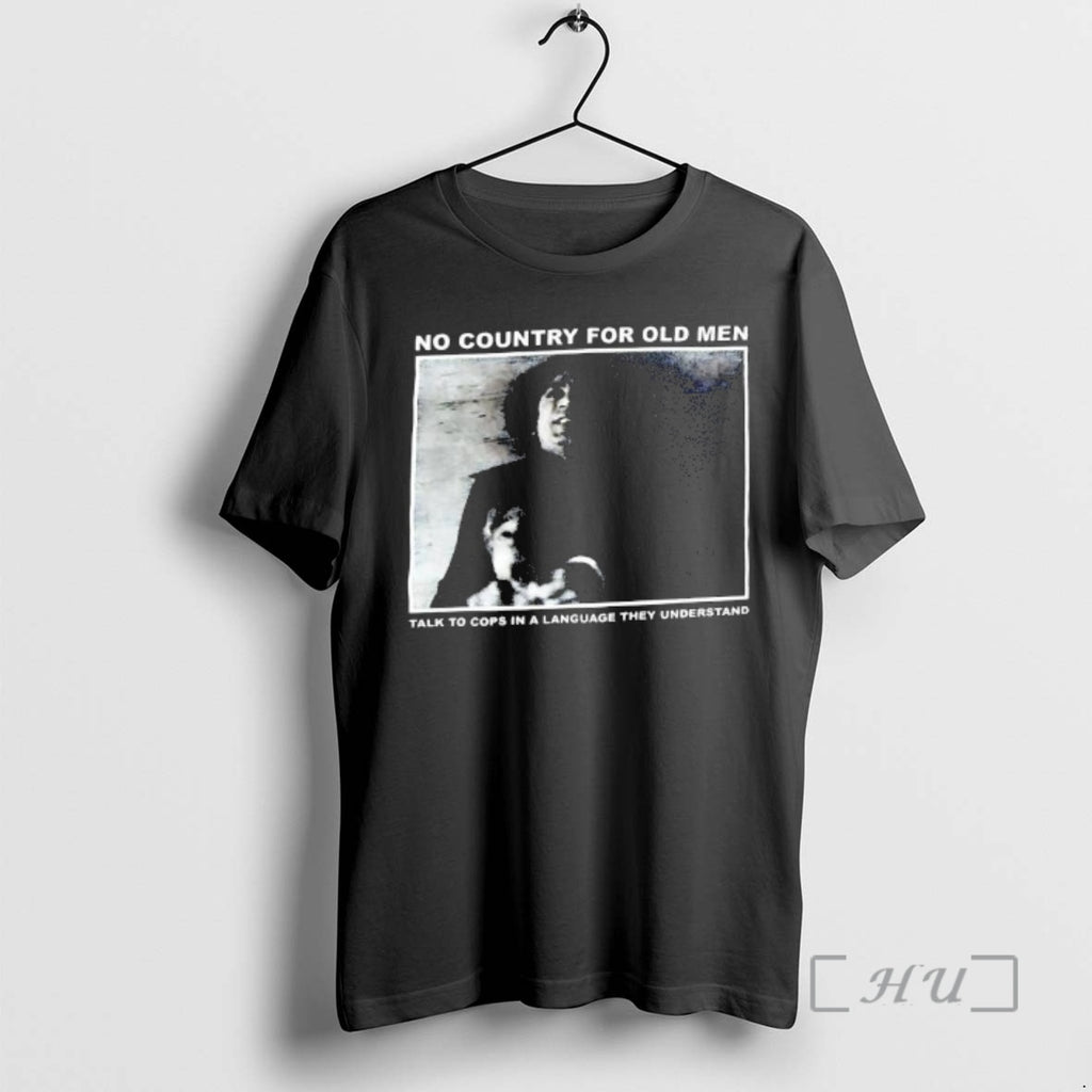 Officials No Country For Old Men Talk To Cops Graphic T-Shirts, Hoodie, Sweatshirt | PrintMintTees.com