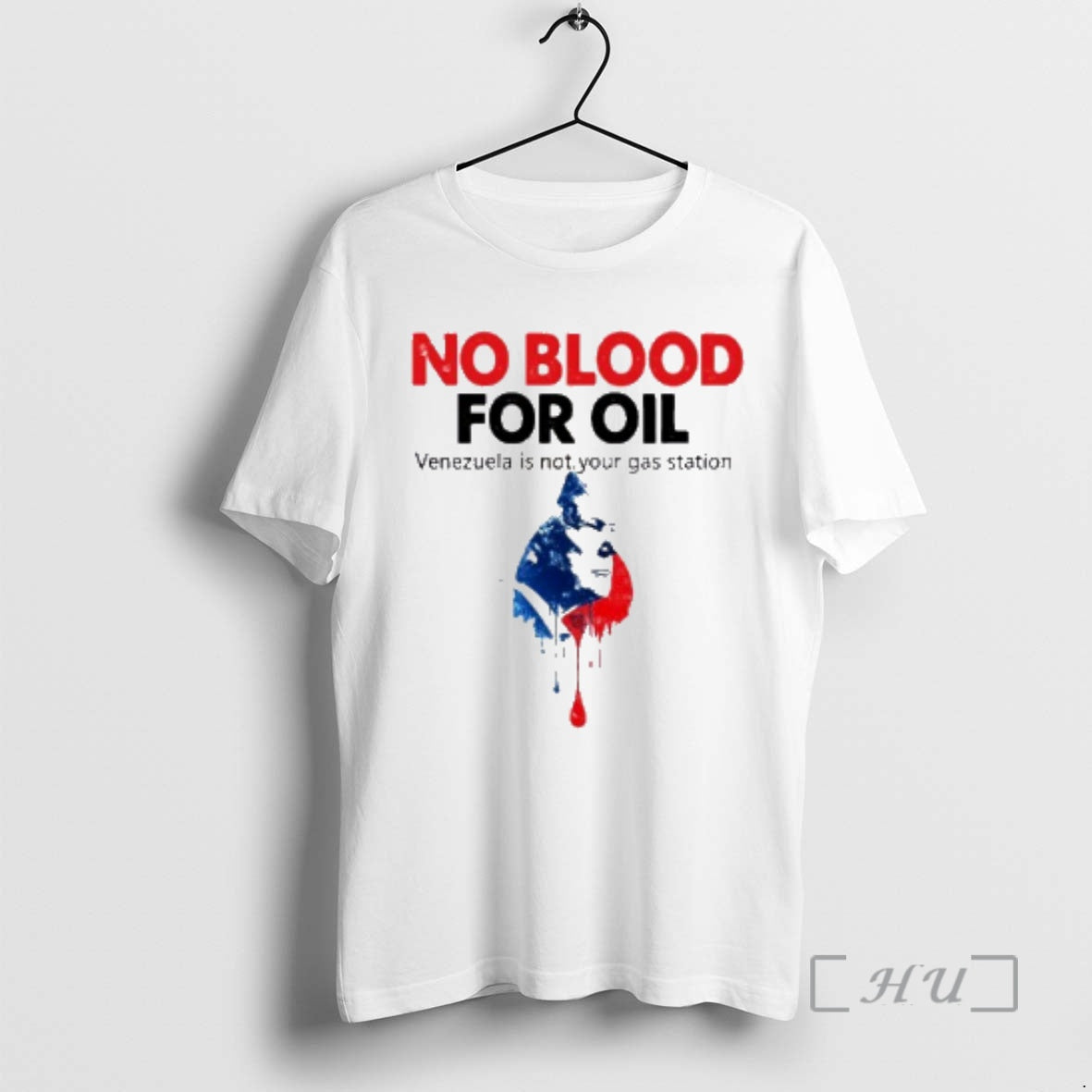 Officials No Blood For Oil Venezuela Is Not Gas Station T-Shirts, Hoodie, Sweatshirt | PrintMintTees.com