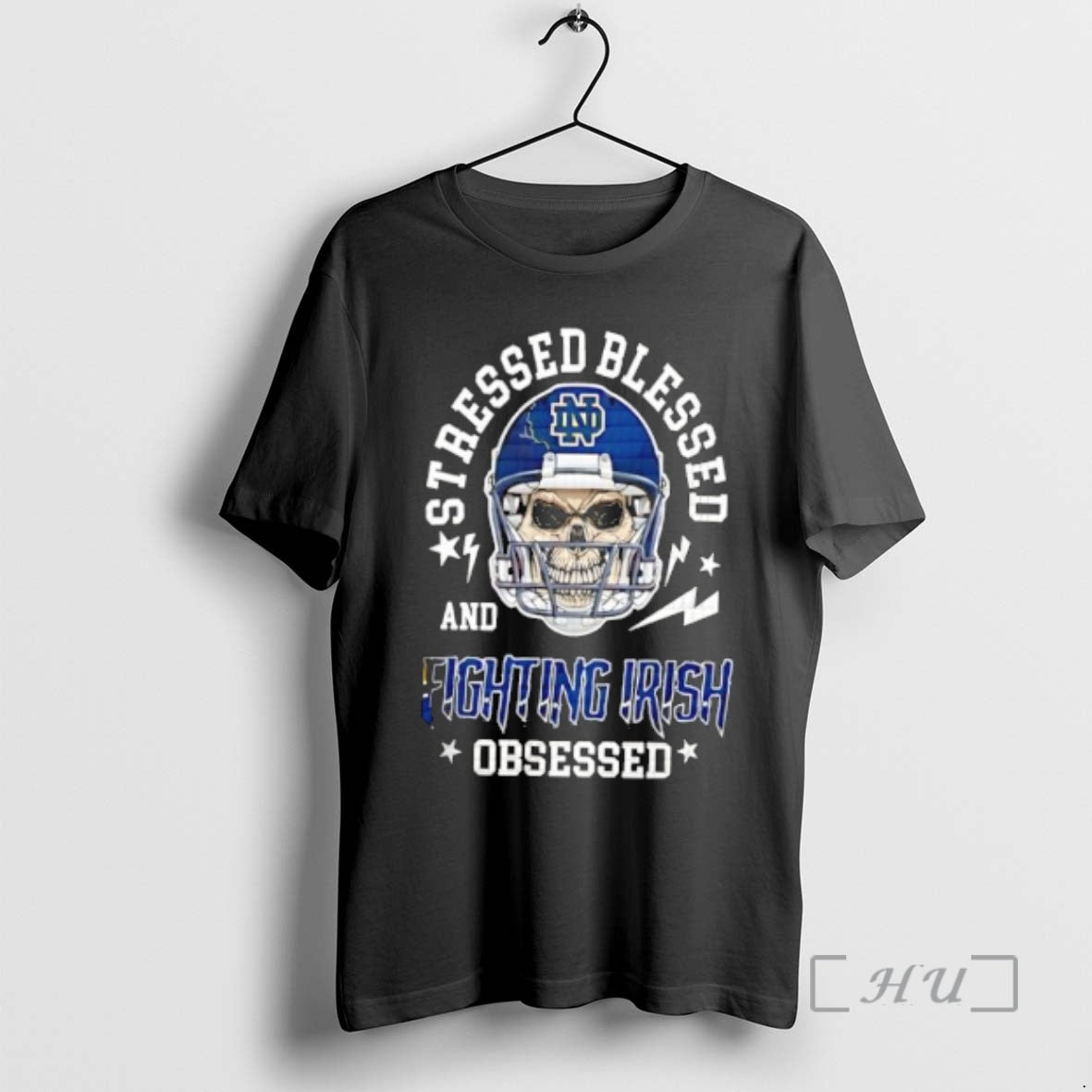 Officials Notre Dame Fighting Irish Ncaa Obsessed Helmet Skull T-Shirts, Hoodie, Sweatshirt | PrintMintTees.com