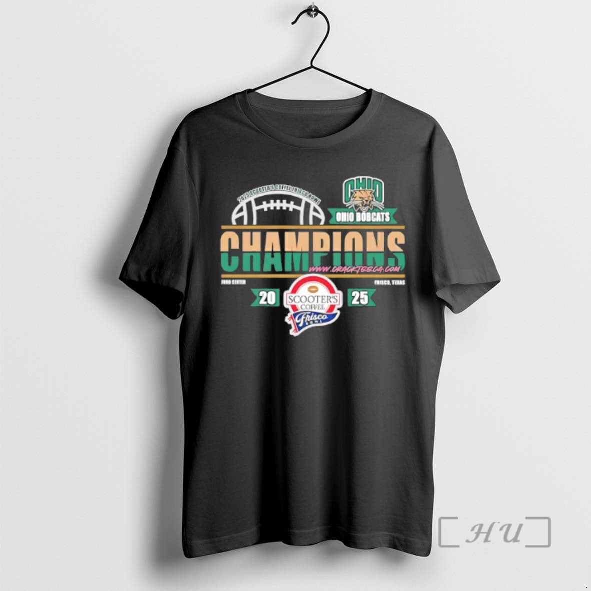 Officials Ohio Bobcats 2025 Scooters Coffee Frisco Bowl Champions Classic T-Shirts, Hoodie, Sweatshirt | PrintMintTees.com