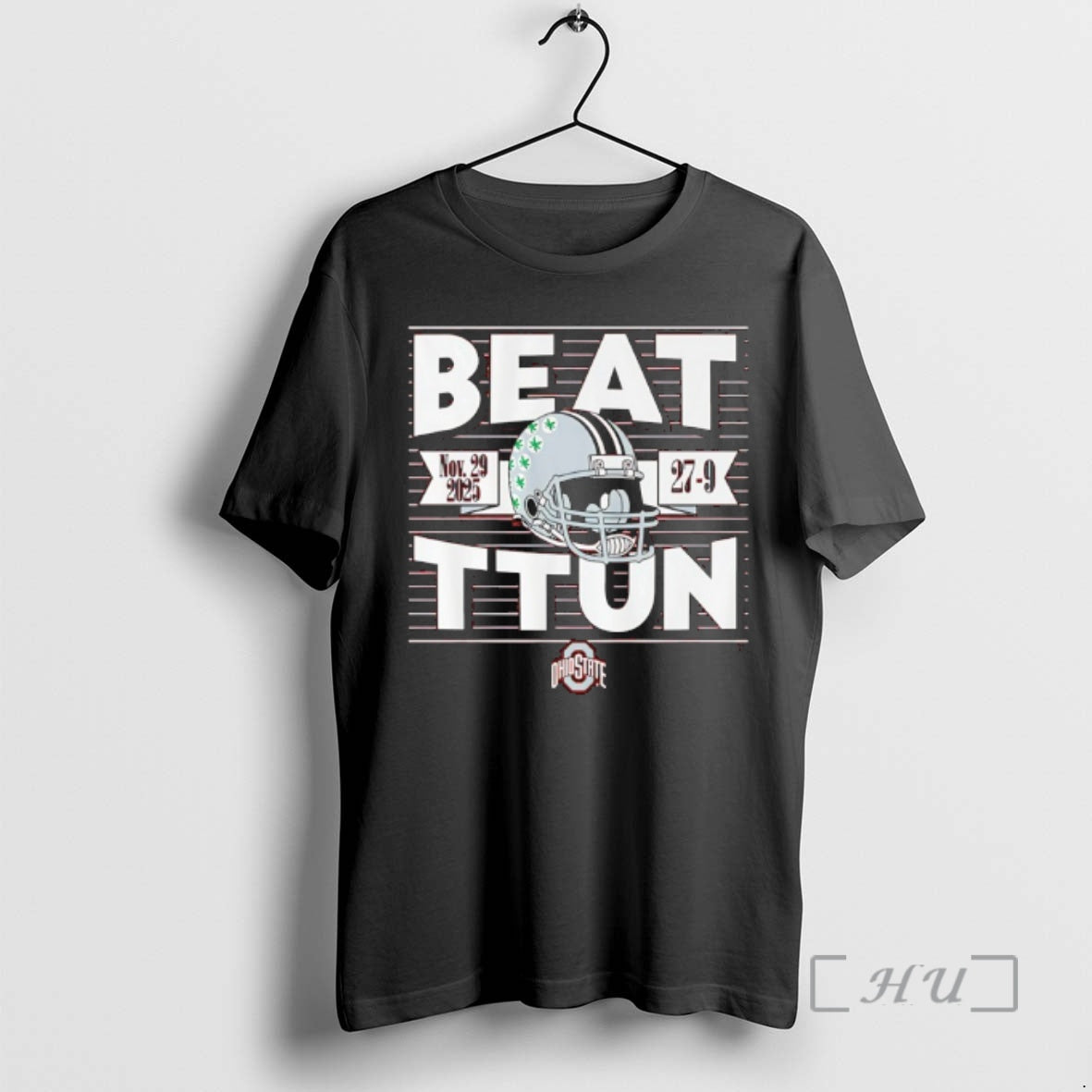 Officials Ohio State Football Beat Ttun In The Game 2025 Helmet Logo Premium T Shirts Hoodie, Sweatshirt | PrintMintTees.com