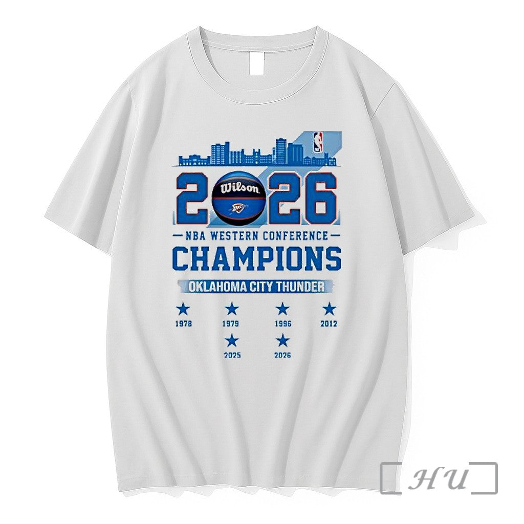 Officials Oklahoma City Thunder 2026 Nba Western Conference Champions Skyline
