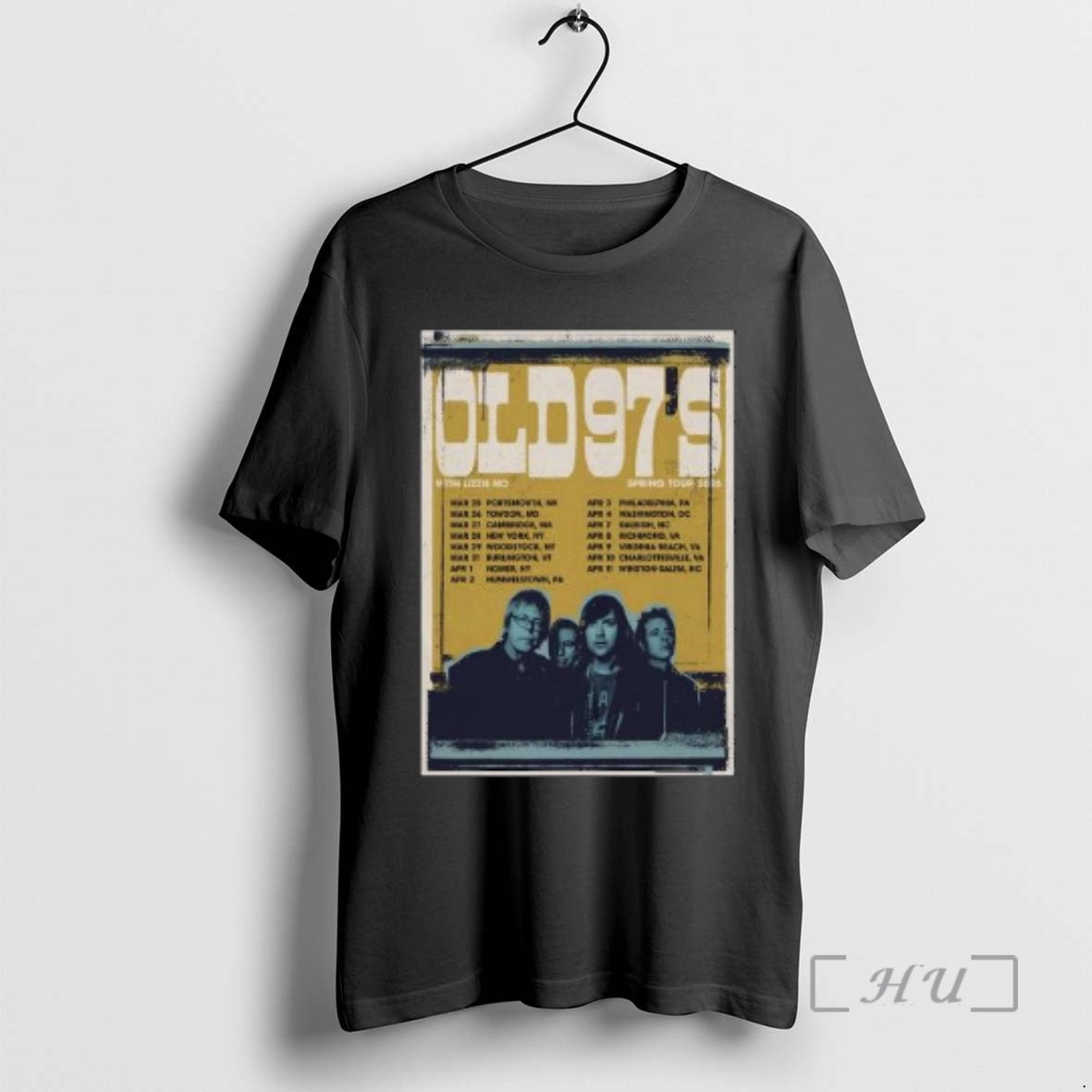 Officials Old 97s Spring Tour 2026 Circle Black T-Shirts, Hoodie, Sweatshirt | PrintMintTees.com