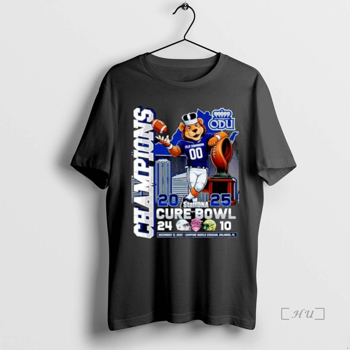 Officials Old Dominion Monarchs 2025 Cure Bowl Champions Ornaments T-Shirts, Hoodie, Sweatshirt | PrintMintTees.com