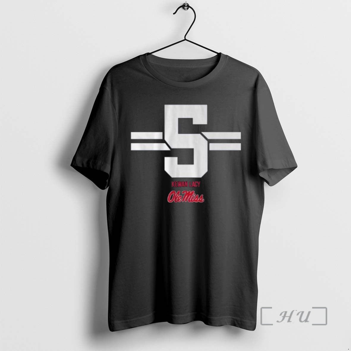 Officials Ole Miss Football Kewan Lacy 5 Stripe T-Shirts, Hoodie, Sweatshirt | PrintMintTees.com
