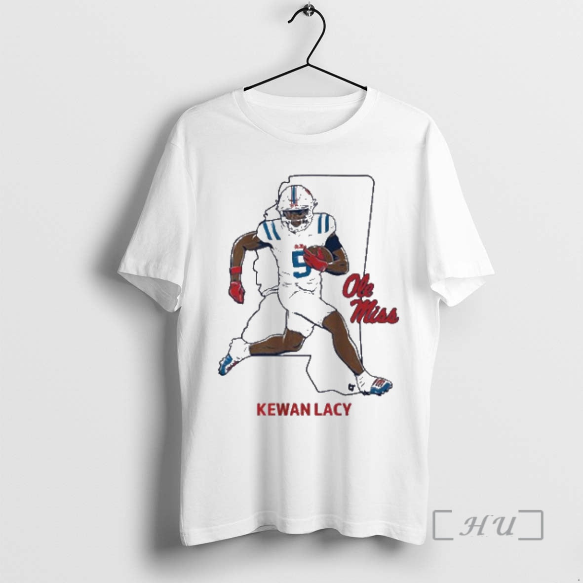 Officials Ole Miss Football Kewan Lacy State Star T-Shirts, Hoodie, Sweatshirt | PrintMintTees.com