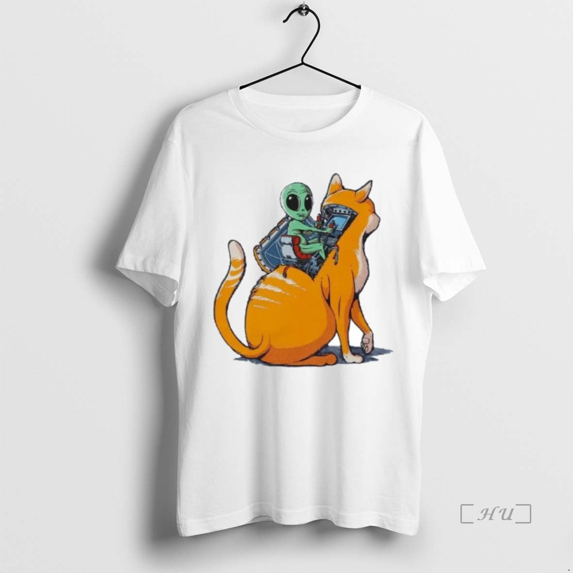 Officials Orange Cat Alien Ornaments T-Shirts, Hoodie, Sweatshirt | PrintMintTees.com