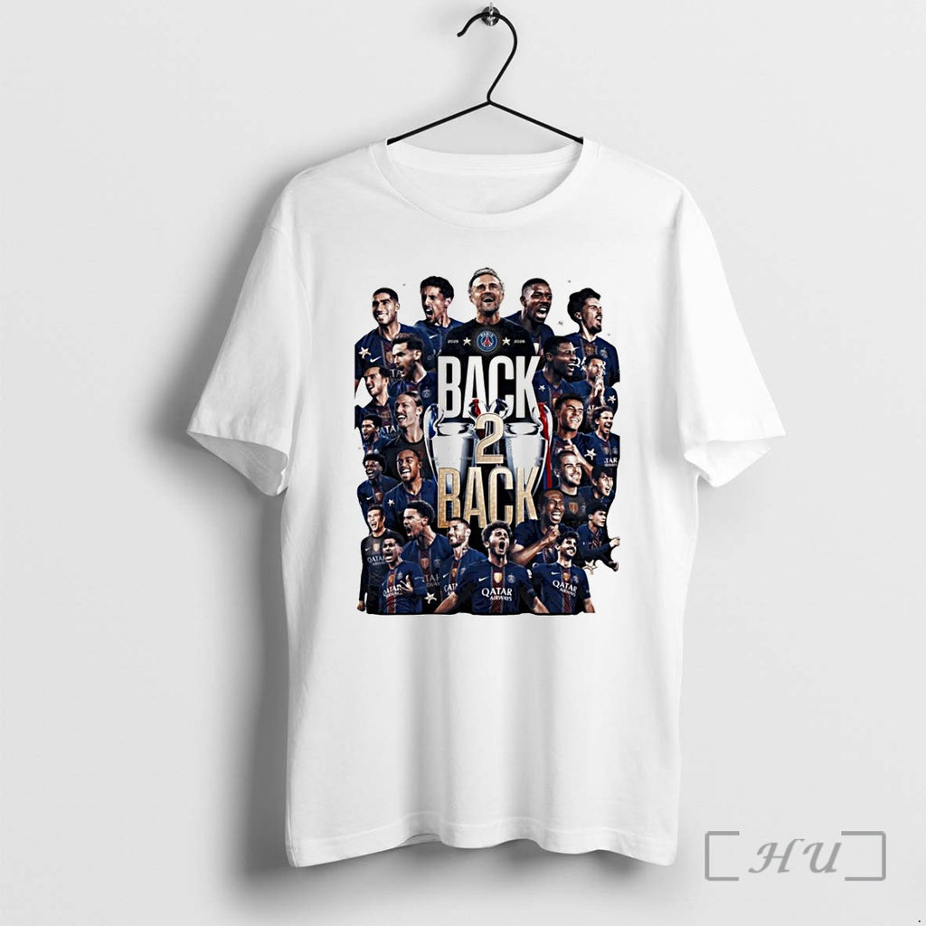 Officials Psg Back 2 Back Champions League Premium T Shirts Sweater Hoodie Jpg