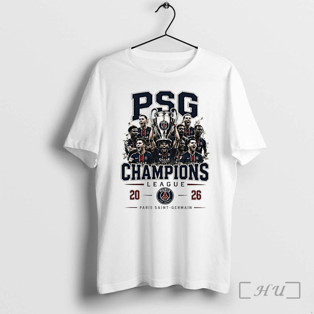 Officials Psg Champions League Winners 2026 Premium T Shirts Sweater Hoodie Jpg