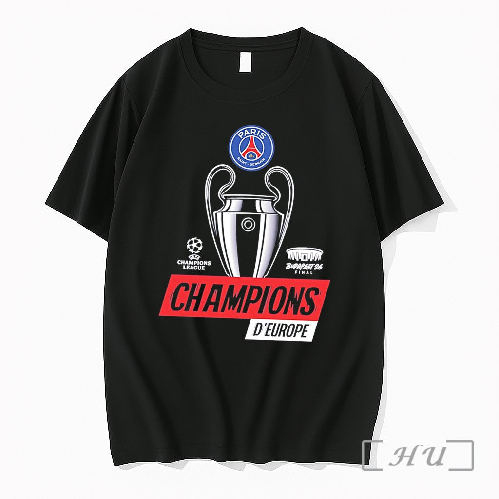 Officials Psg Champions Deurope 2026 Tee Premium T Shirts Sweater Hoodie Jpg