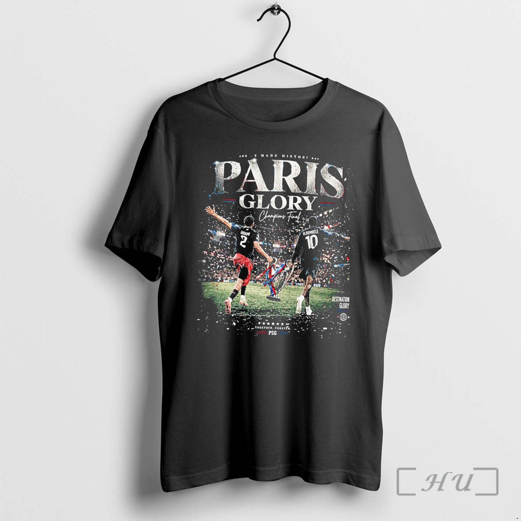 Officials Paris Saint Germain Paris Glory League Champions 2025 26 Tee Premium T Shirts Sweater