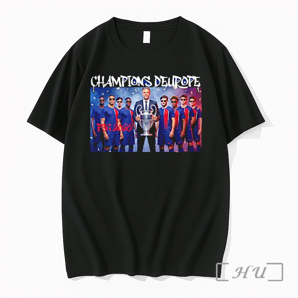 Officials Paris Saint Germain Players With Coach Final Ucl 2026