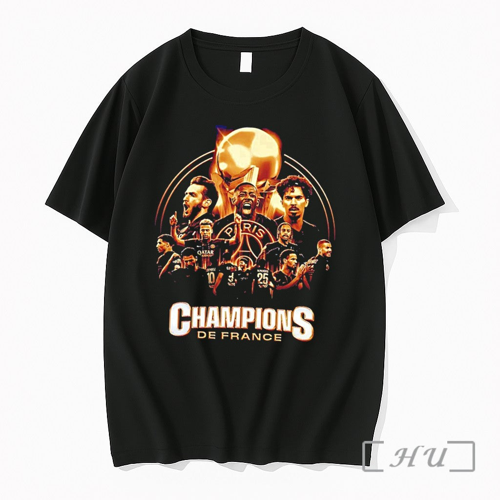Officials Paris Saint Germain Uefa League Champions 2026 De France Vintage Tee Premium T Shirts