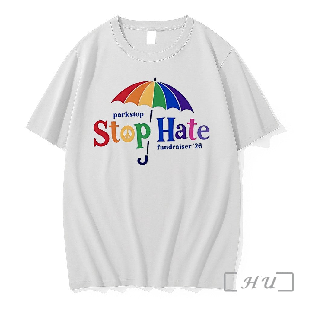 Officials Parkstop Fundraiser 26 Stop Hate Peace Umbrella White