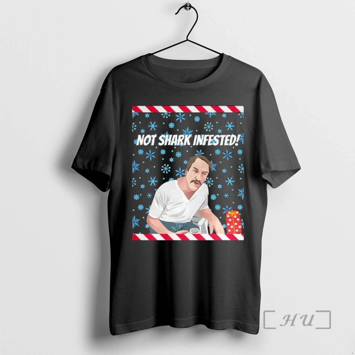 Officials Paul Sykes Not Shark Infested Ugly Christmas T-Shirts, Hoodie, Sweatshirt | PrintMintTees.com