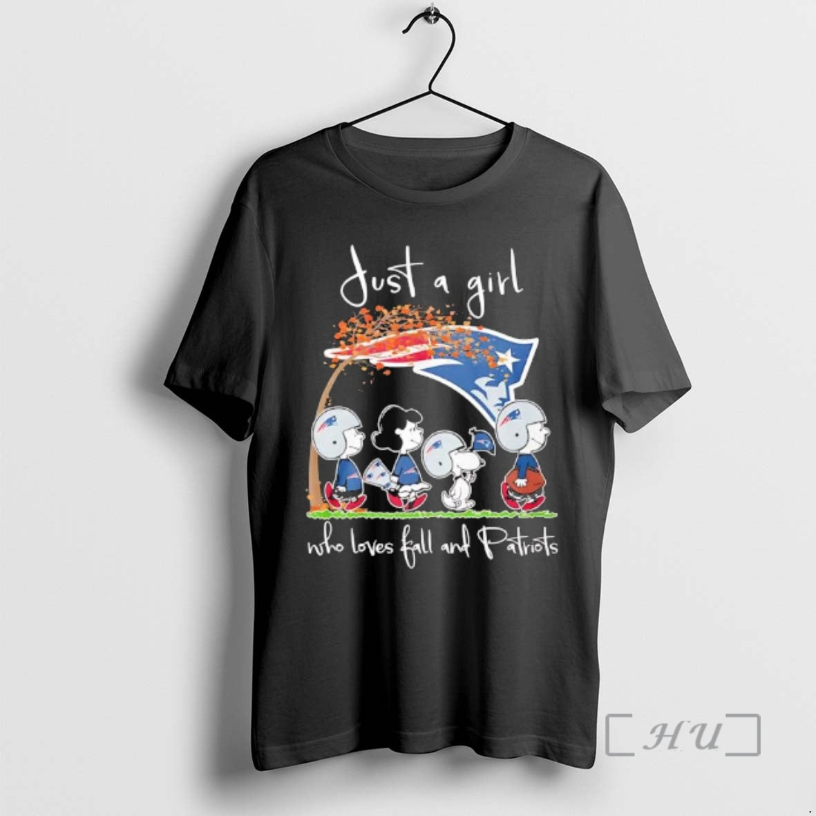 Officials Peanuts Edition Autumn Just A Girl Who Loves Fall And Patriots Premium T Shirts Hoodie, Sweatshirt