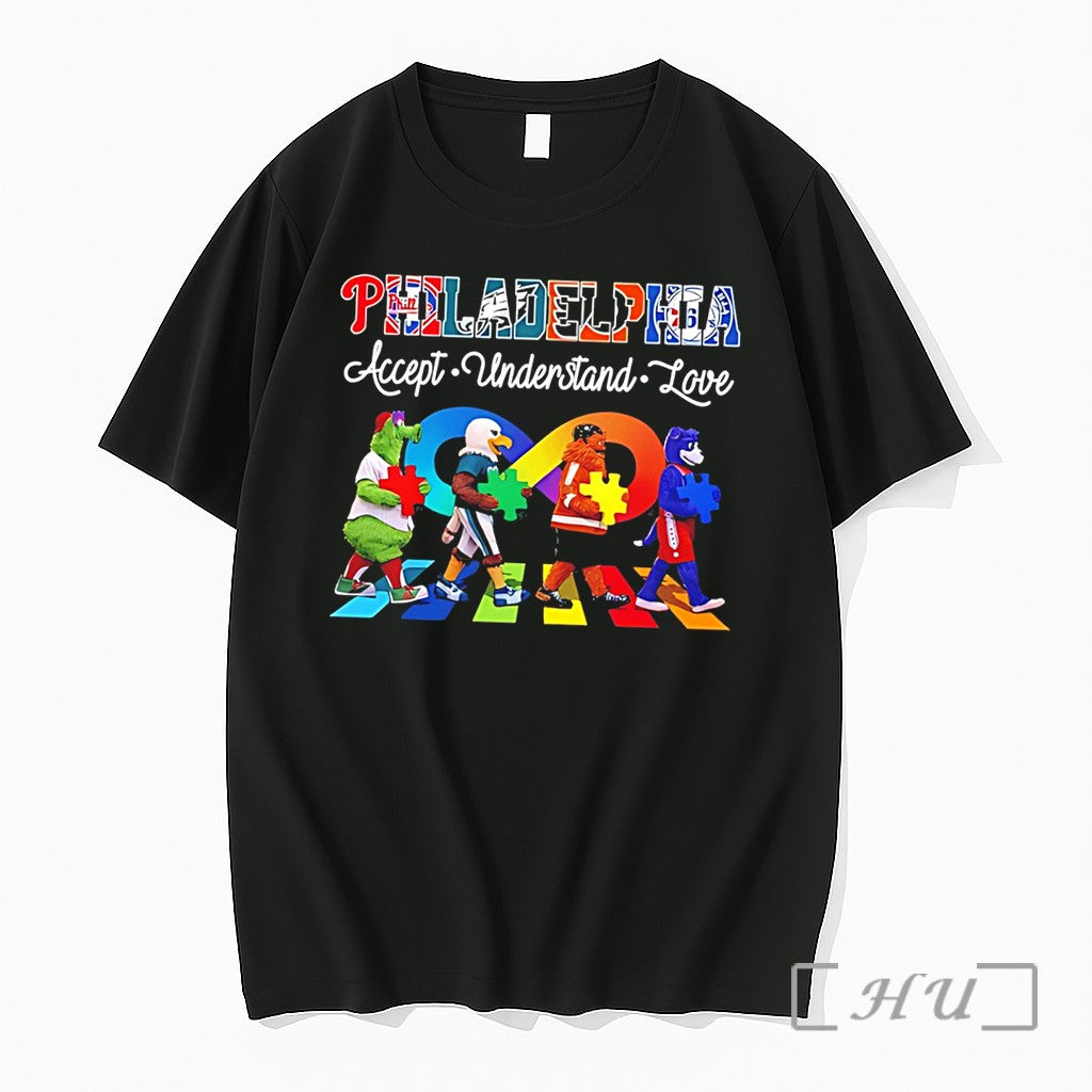 Officials Philadelphia Accept Understand Love Mascot Tee