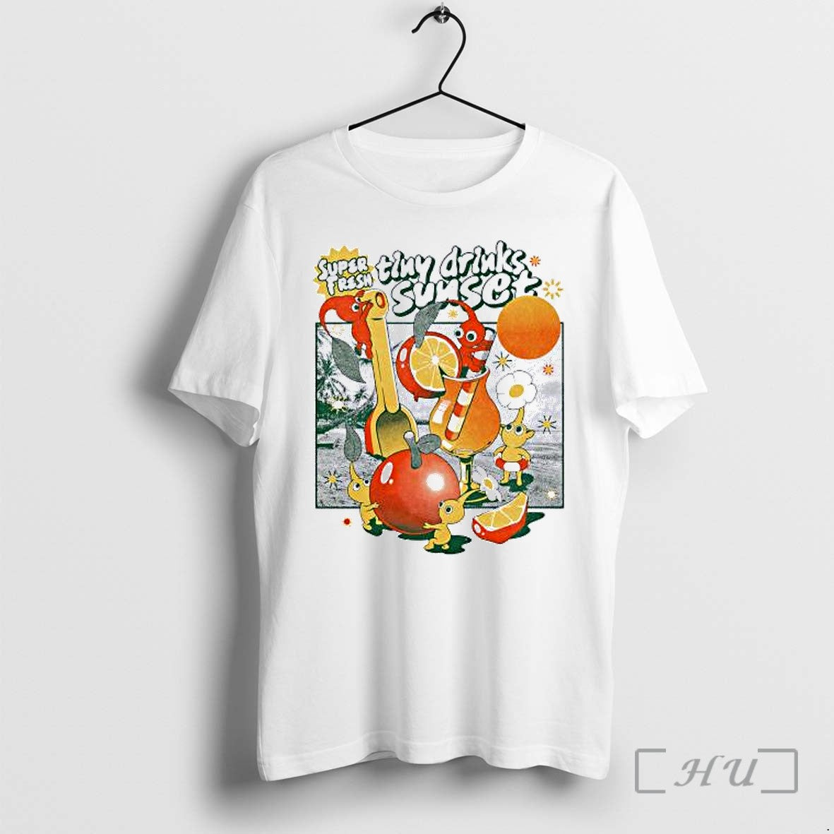 Officials Pikmin Nintendo Super Fresh Tiny Drinks Sunset
