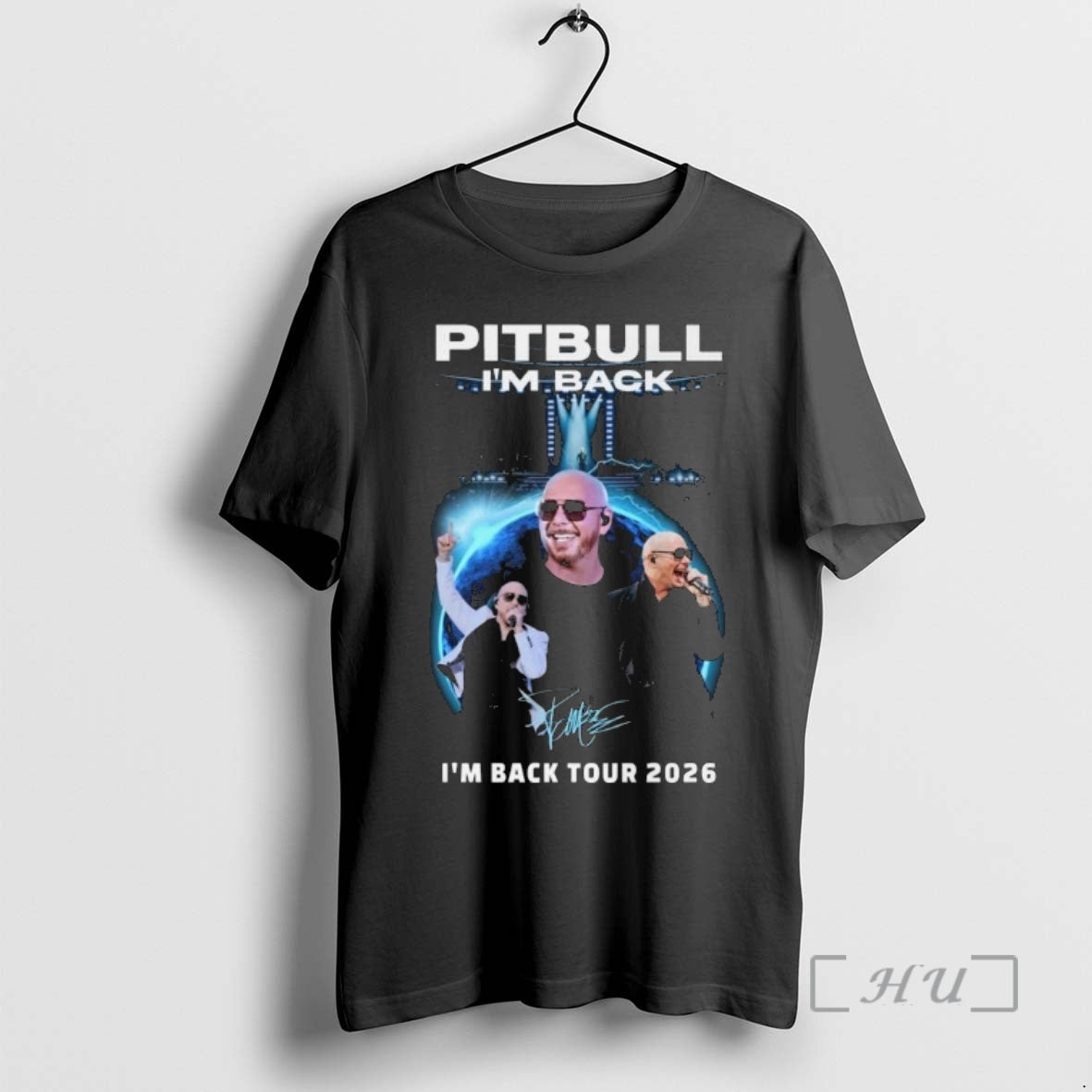 Officials Pitbull Im Back Tour 2026 Signature T-Shirts, Hoodie, Sweatshirt | PrintMintTees.com