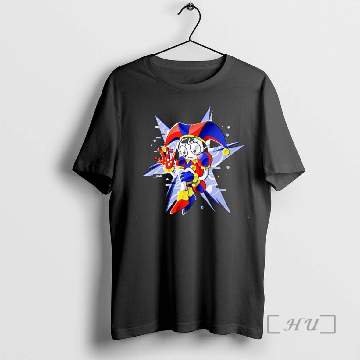 Officials Pixel Jester Retro Glitch Art Christmas T-Shirts, Hoodie, Sweatshirt | PrintMintTees.com