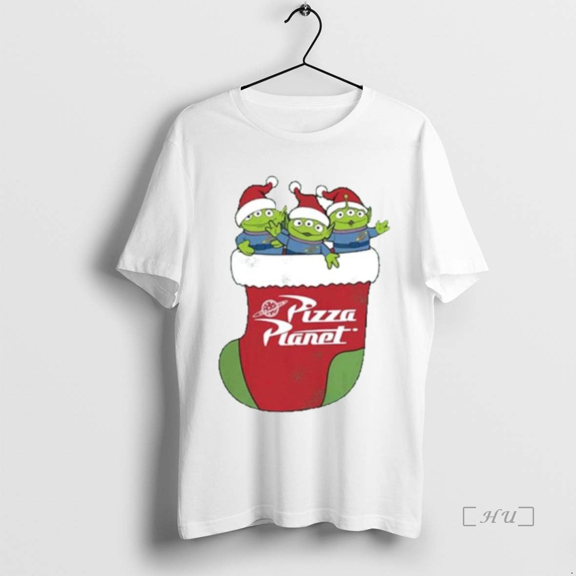 Officials Pizza Planet Alien Christmas Stocking Ornaments T-Shirts, Hoodie, Sweatshirt | PrintMintTees.com