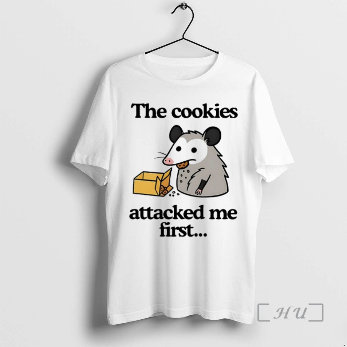 Officials Possum The Cookies Attacked Me First Funny T-Shirts, Hoodie, Sweatshirt | PrintMintTees.com